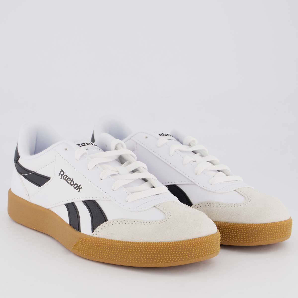 Tênis Reebok Smash Edge Branco e Preto Branco/Preto 2