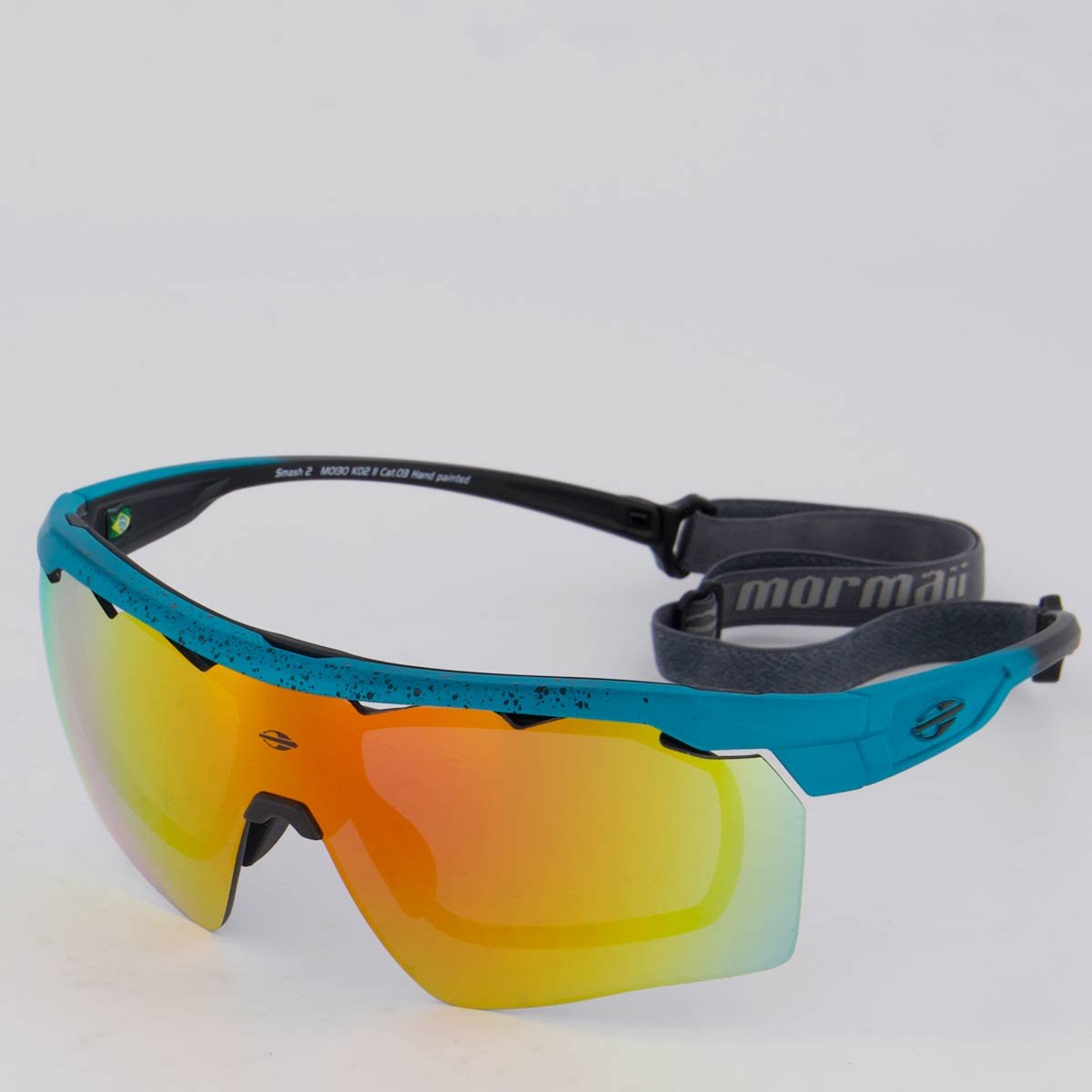 Oculos Solar Mormaii Smash M0129be172 Cinza Brilho Lente Cinza