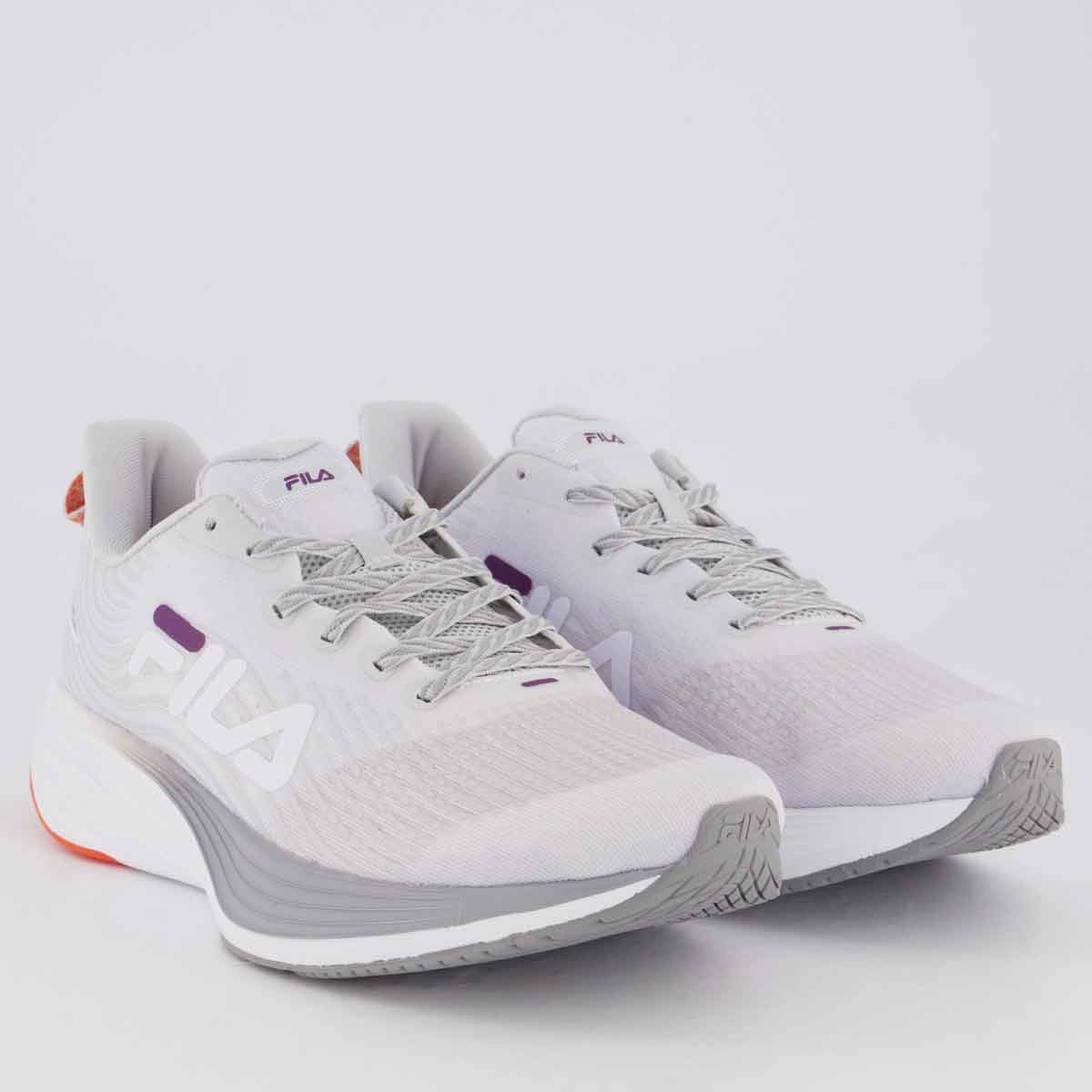 Tênis Fila Racer Curve 2 Feminino Cinza e Roxo Cinza/Roxo 2