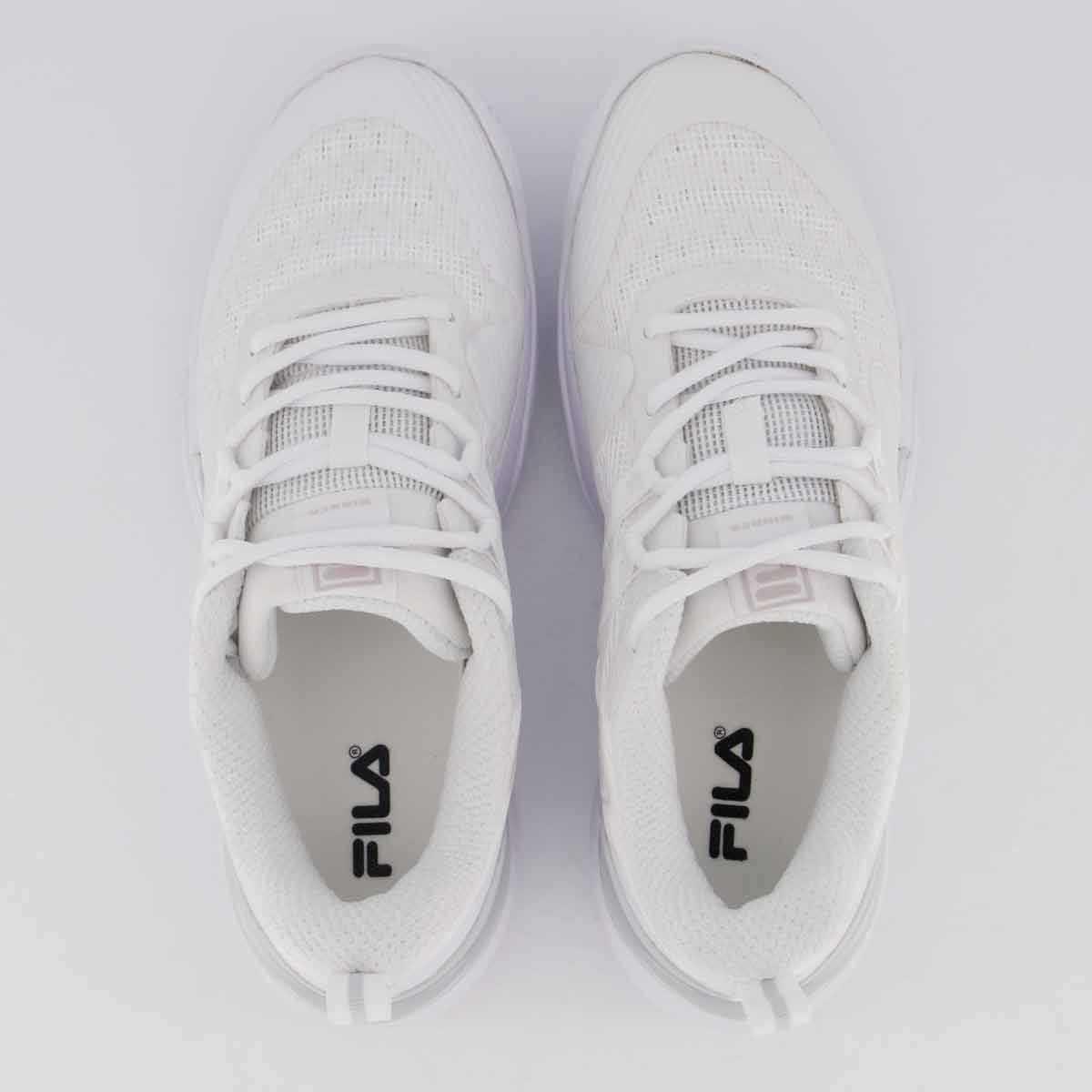 Tênis Fila Winner Clay Feminino Branco Branco 4