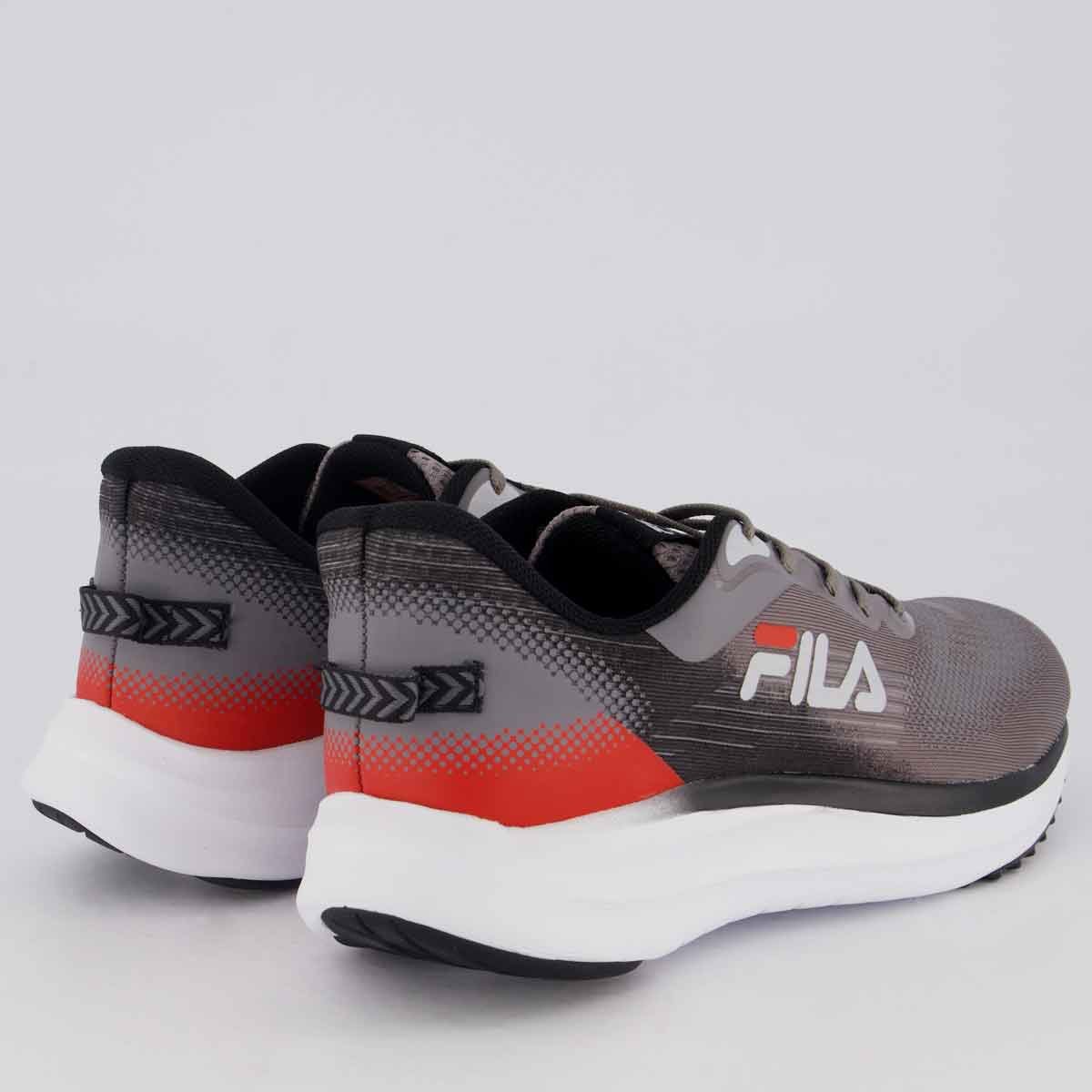 Tênis Fila Racer Sky Cinza e Preto Marrom/Preto 3