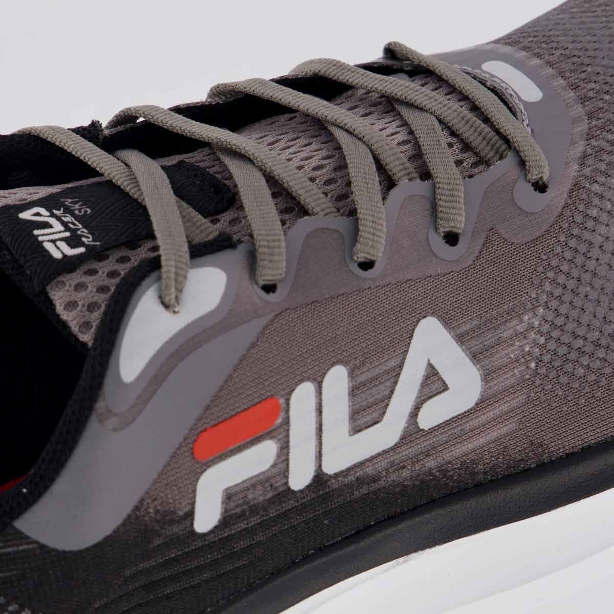 Tênis Fila Racer Sky Cinza e Preto Marrom/Preto 7