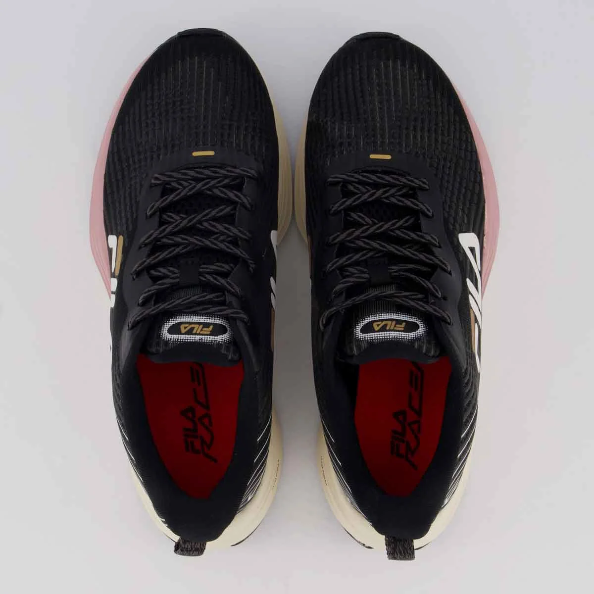 Tênis Fila Racer Curve 2 Feminino Preto e Bege Preto/Bege 4