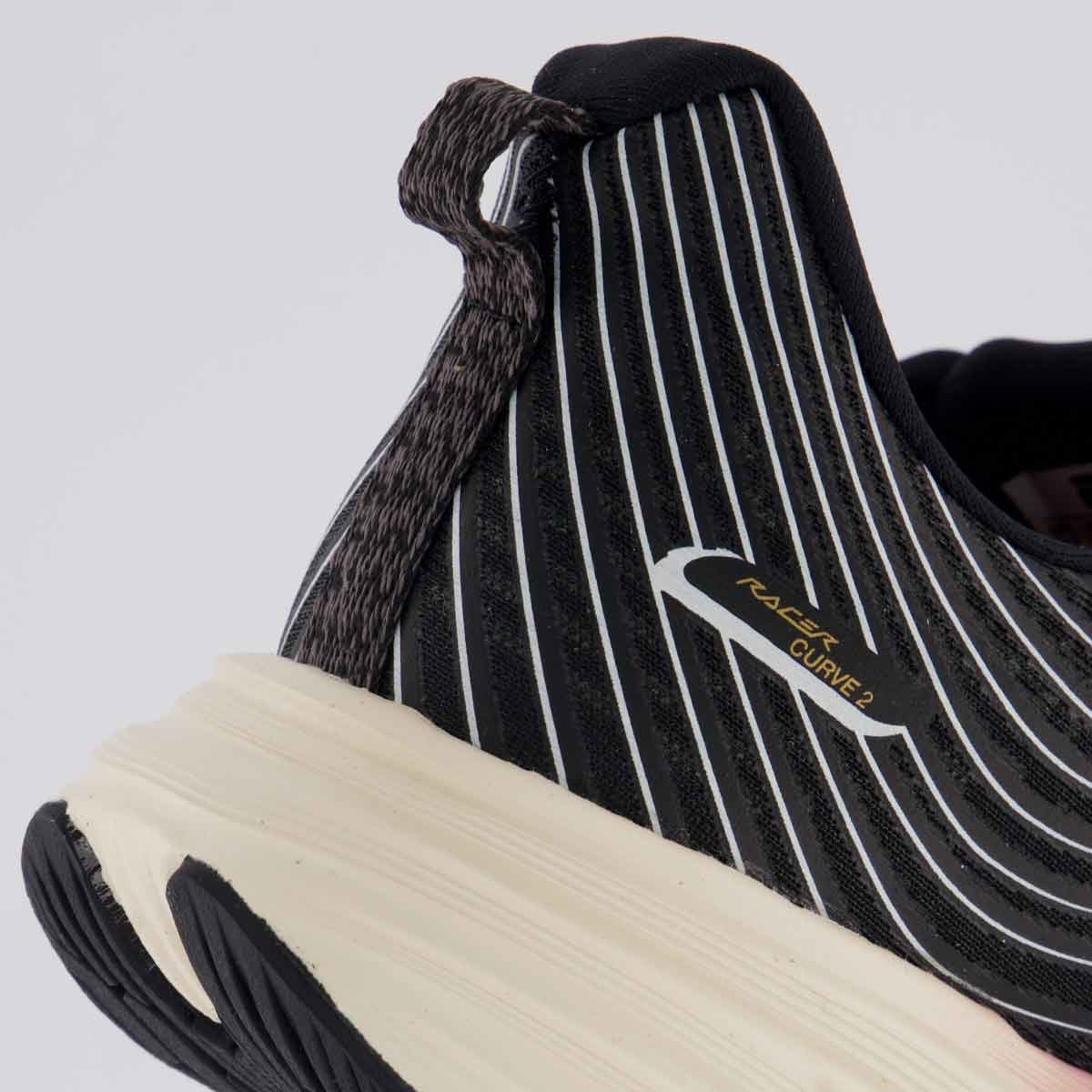 Tênis Fila Racer Curve 2 Feminino Preto e Bege Preto/Bege 6