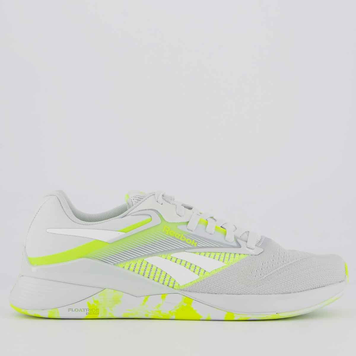 Tênis Reebok Nano X4 Cinza e Verde