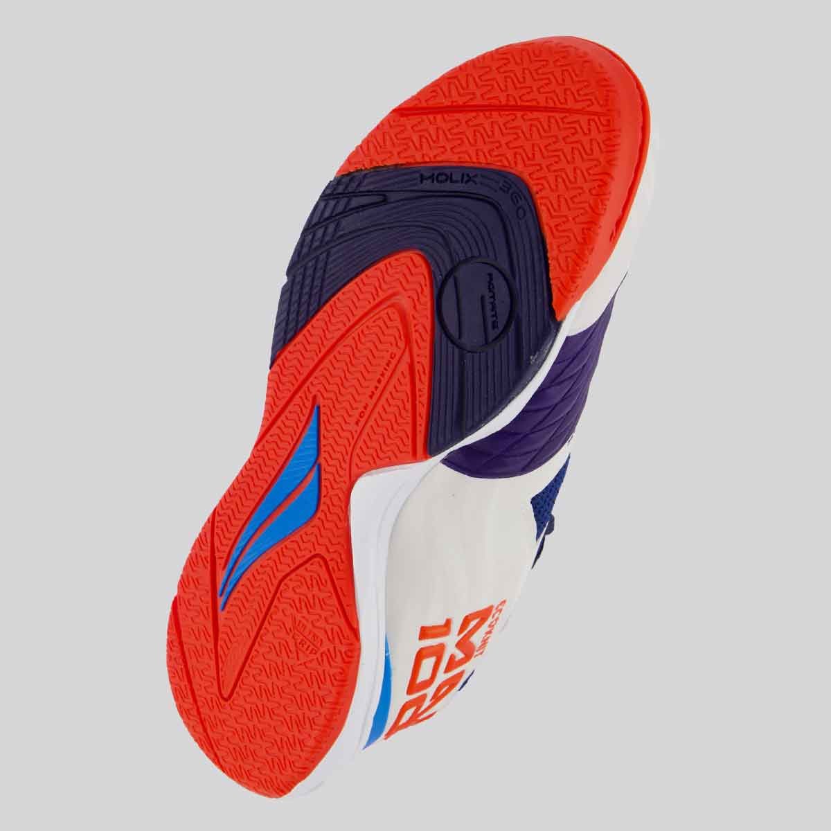 Chuteira Penalty Max 1000 Ecoknit Futsal Branca e Roxa Branco/Roxo 5