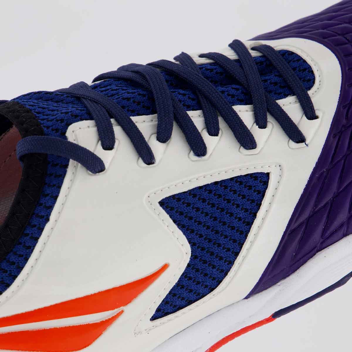 Chuteira Penalty Max 1000 Ecoknit Futsal Branca e Roxa Branco/Roxo 7