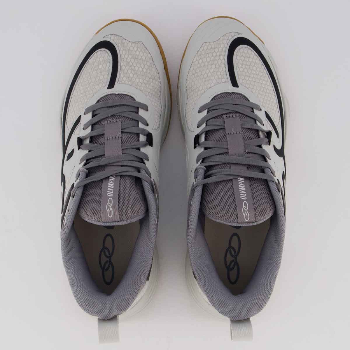 Tênis Olympikus Quadra BR1 Cinza Cinza 4