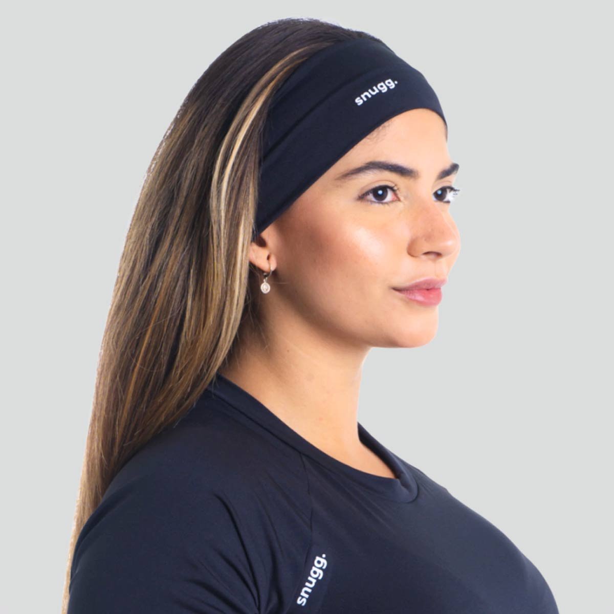 Headband Snugg UV50+ Preta