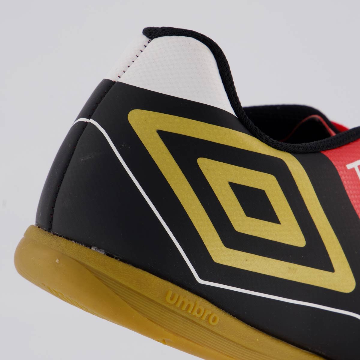 Chuteira Umbro Fifty VI Futsal Juvenil Vermelha e Preta Vermelho/Preto 6