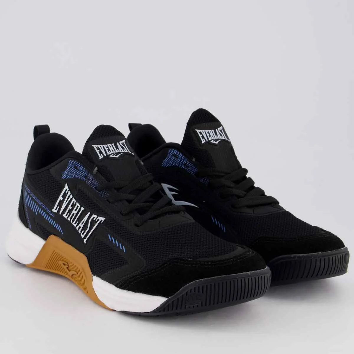 Tênis Everlast Jump 5 Low Preto e Azul Preto/Azul 2