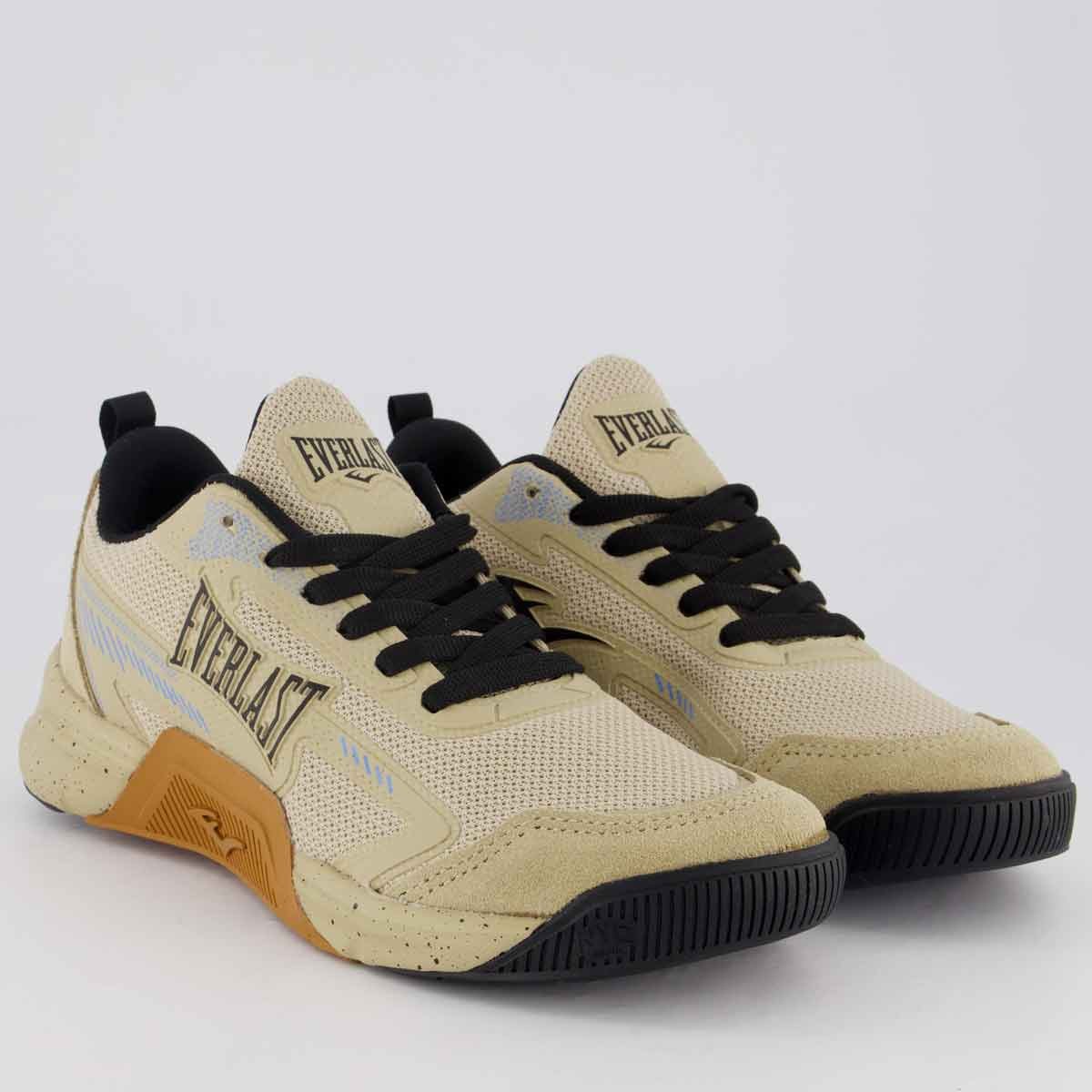 Tênis Everlast Jump 5 Low Bege e Preto Bege/Preto 3