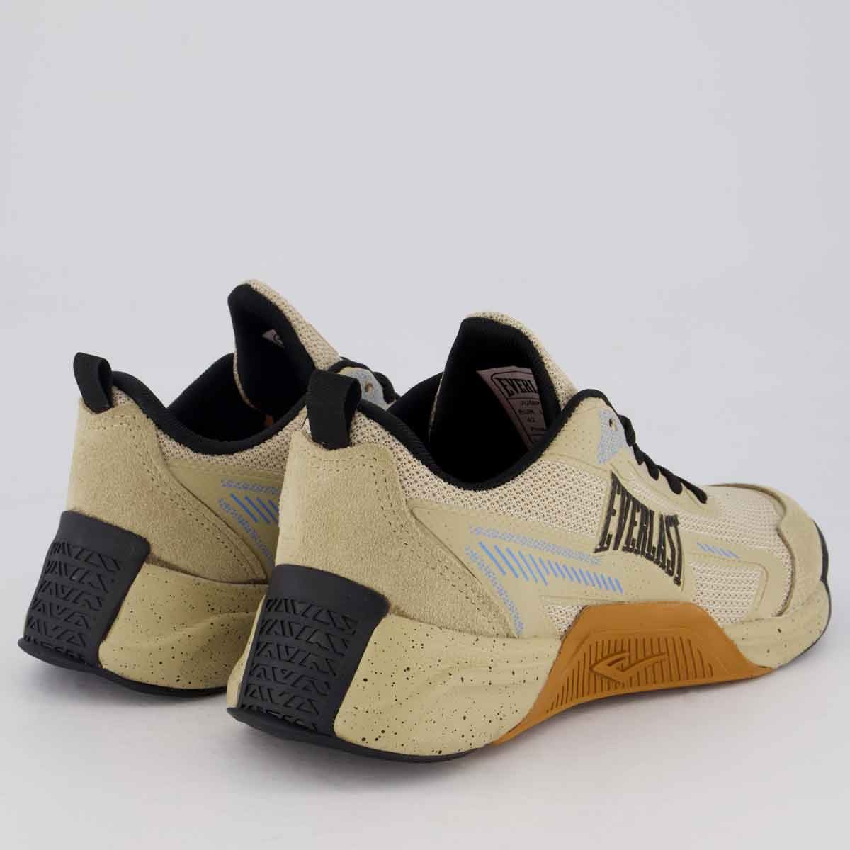 Tênis Everlast Jump 5 Low Bege e Preto Bege/Preto 4