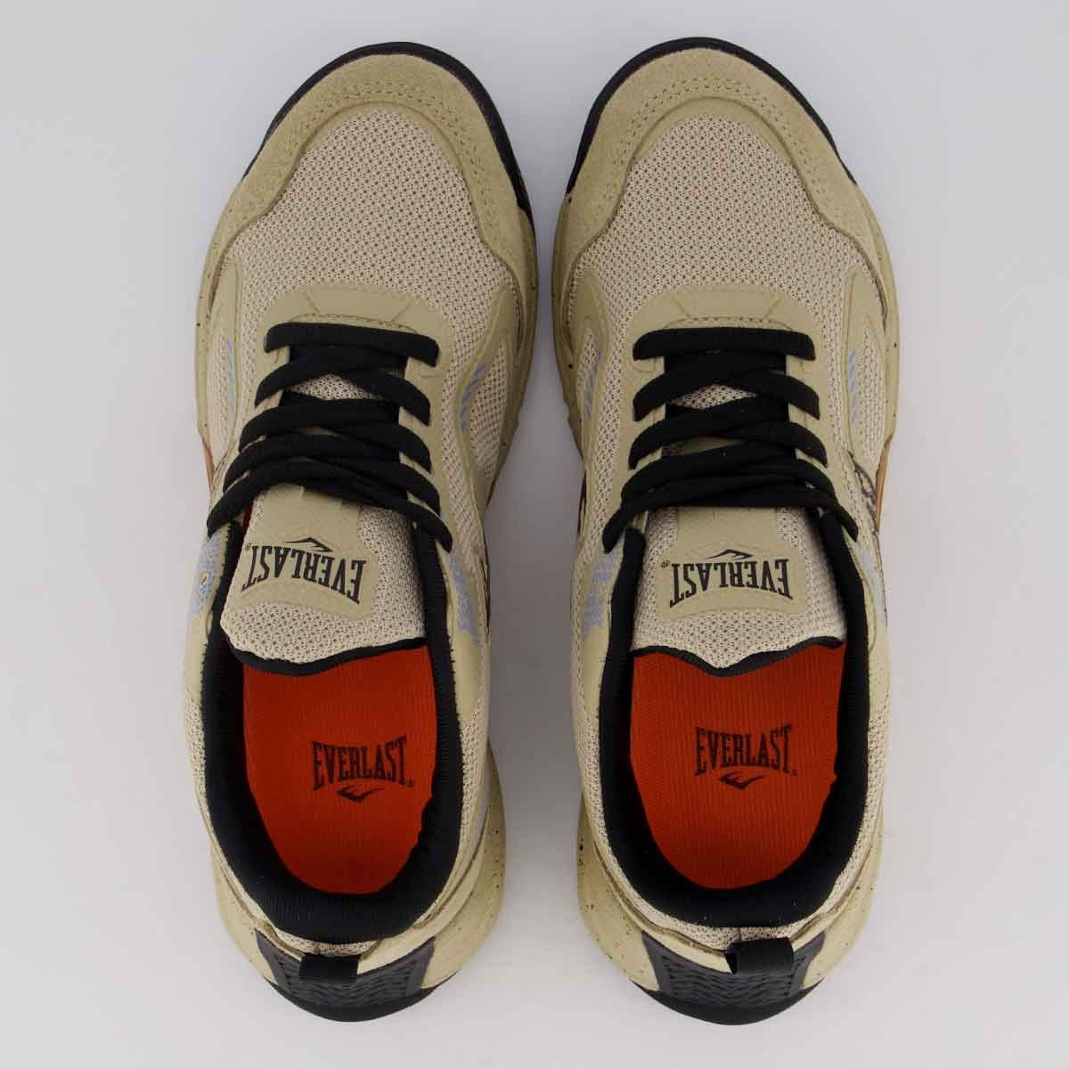 Tênis Everlast Jump 5 Low Bege e Preto Bege/Preto 5