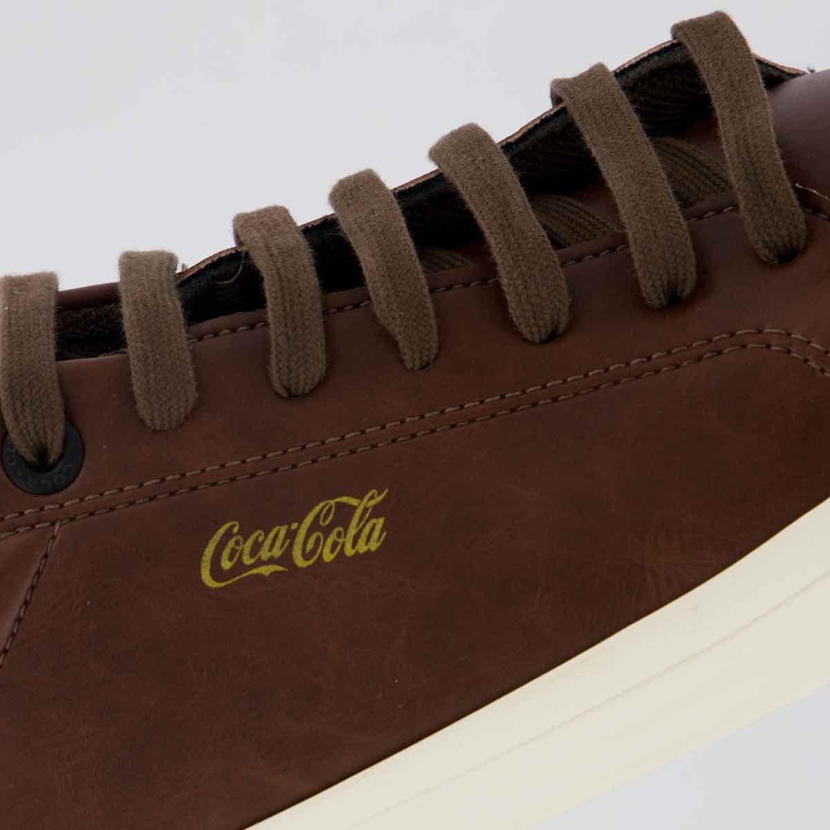 Tênis Coca Cola Return Marrom Marrom 7