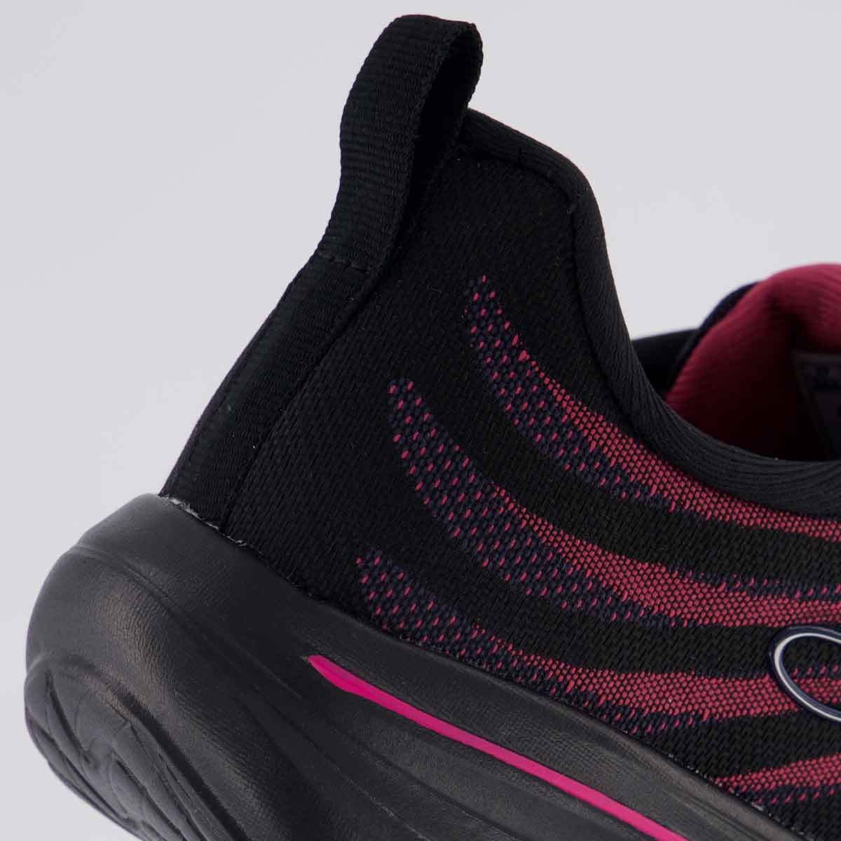 Tênis Olympikus Bruma Feminino Preto Preto/Rosa 6