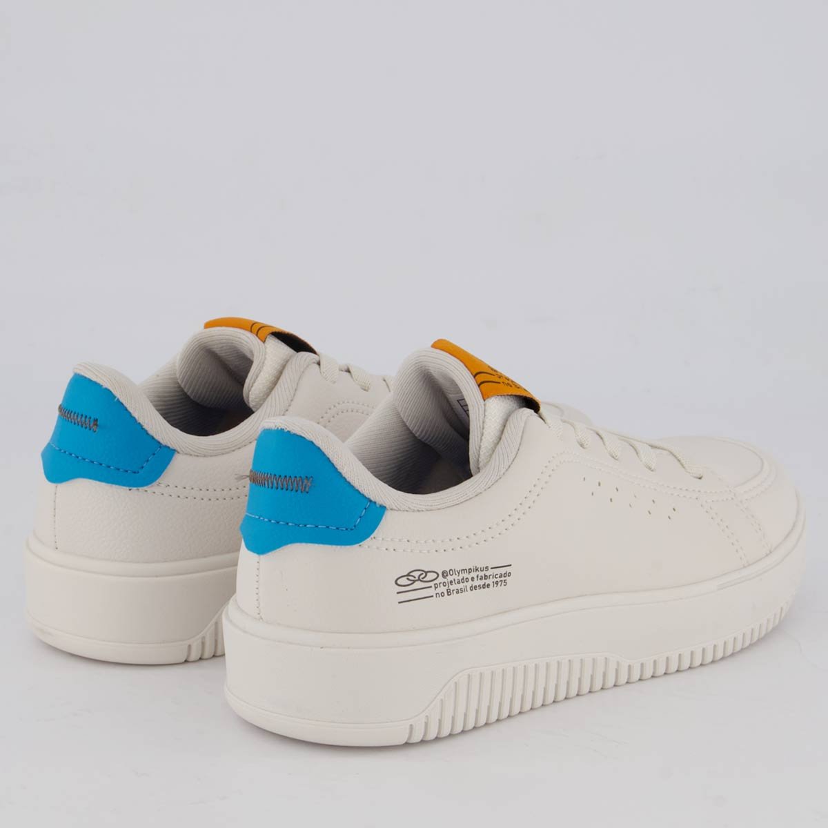 Tênis Olympikus Eros Juvenil Off White e Azul Off White/Azul 3