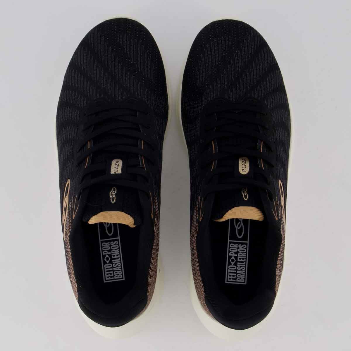 Tênis Olympikus Plaza Feminino Preto e Branco 4