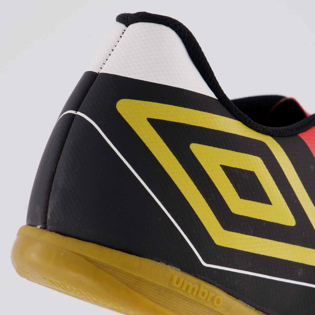 Chuteira Umbro Fifty VI League Futsal Vermalha e Preta Vermelho/Preto 6