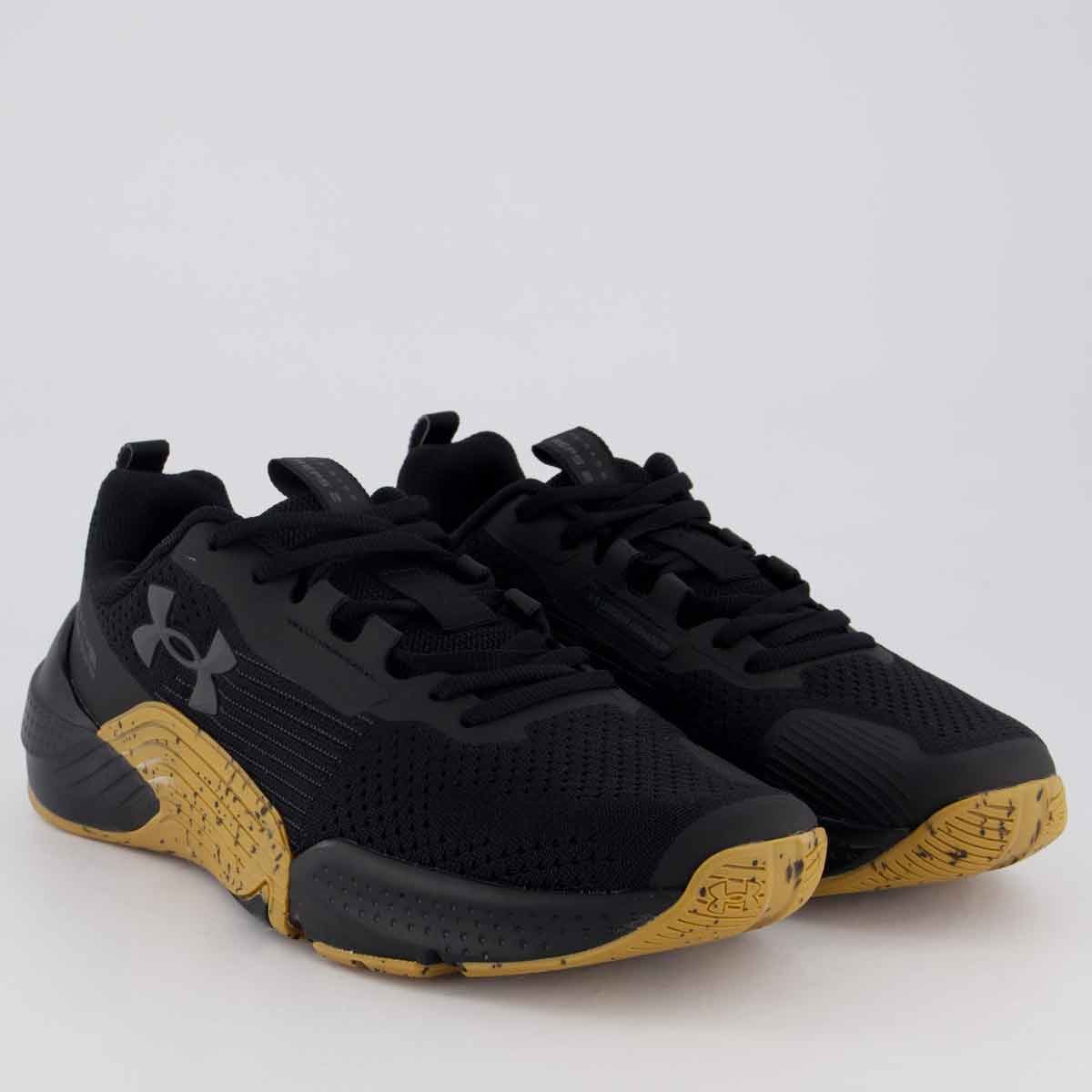 Tênis Under Armour Tribase Reps 2 Preto e Marrom Preto/Marrom 2