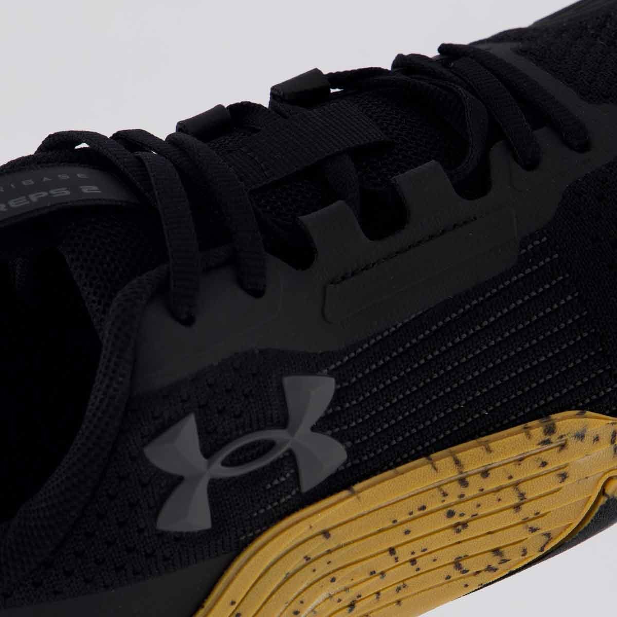 Tênis Under Armour Tribase Reps 2 Preto e Marrom Preto/Marrom 7