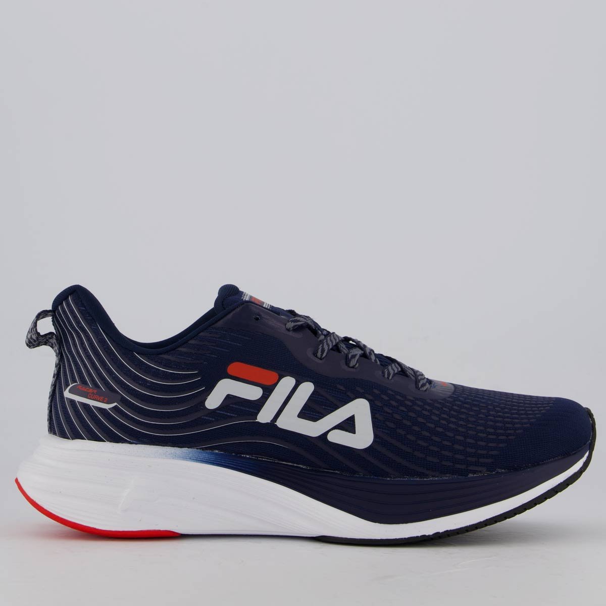 Tênis Fila Racer Curve 2 Marinho e Branco Marinho/Branco 1