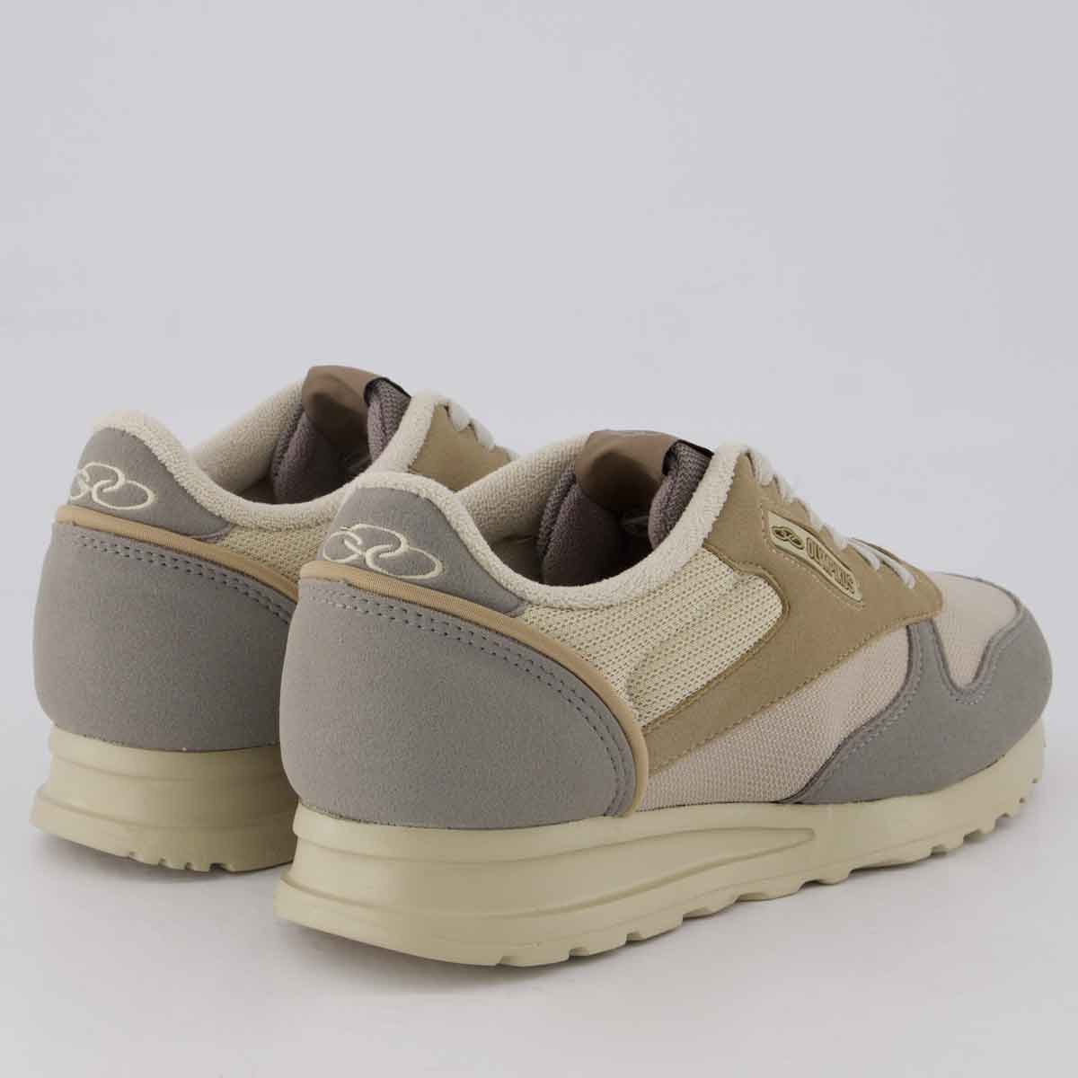 Tênis Olympikus Jogging 101 SE Marrom e Cinza Marrom/Cinza 3