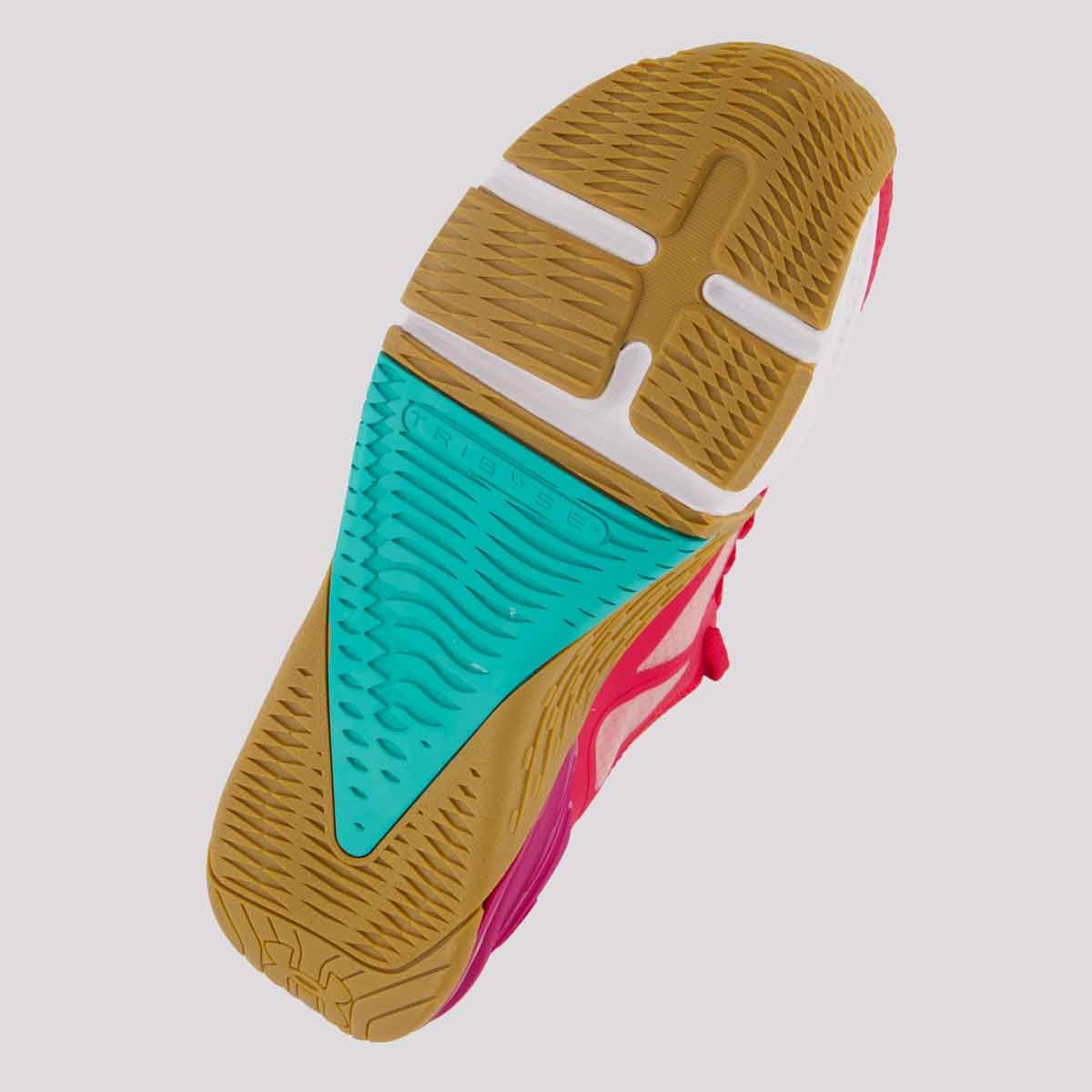 Tênis Under Armour Tribase Cross 2 Feminino Vermelho Multicores 5
