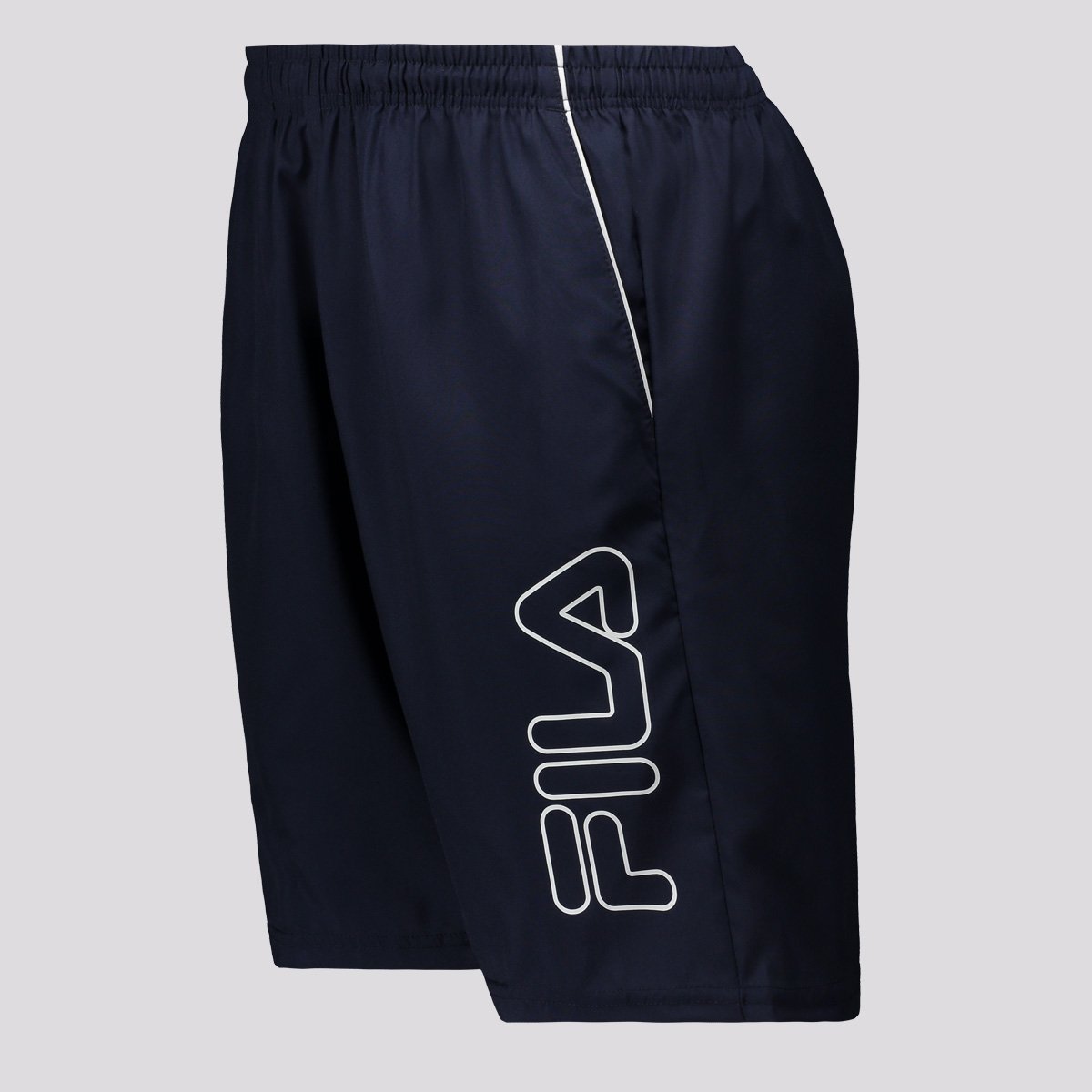 Bermuda Fila Train 7,5 Marinho e Branco Marinho/Branco 2