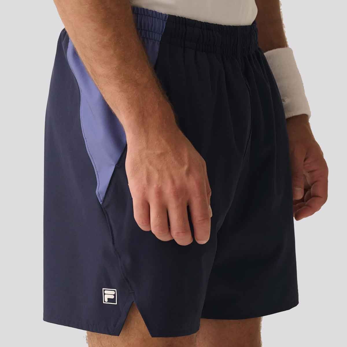 Shorts Fila Match 7 Marinho e Azul Azul 5
