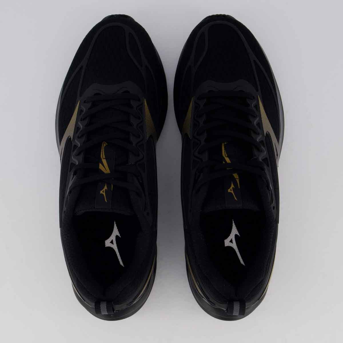 Tênis Mizuno Space 5 Preto Preto 4