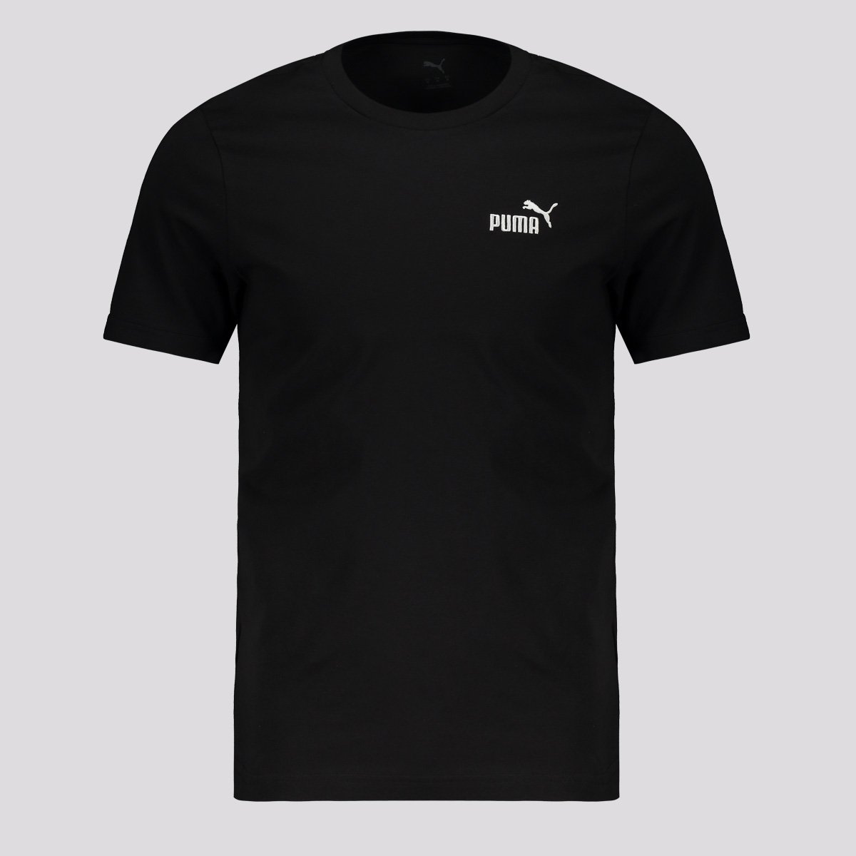 Camiseta Puma ESS Small NO. 1 Logo Preto Preto 1