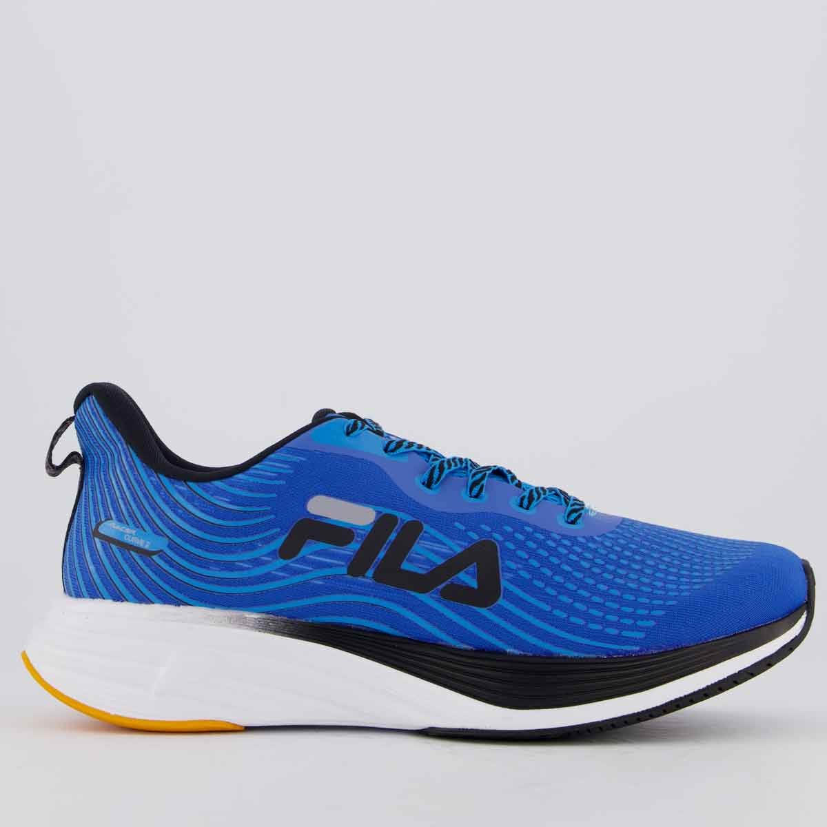 Tênis Fila Racer Curve 2 Azul e Preto
