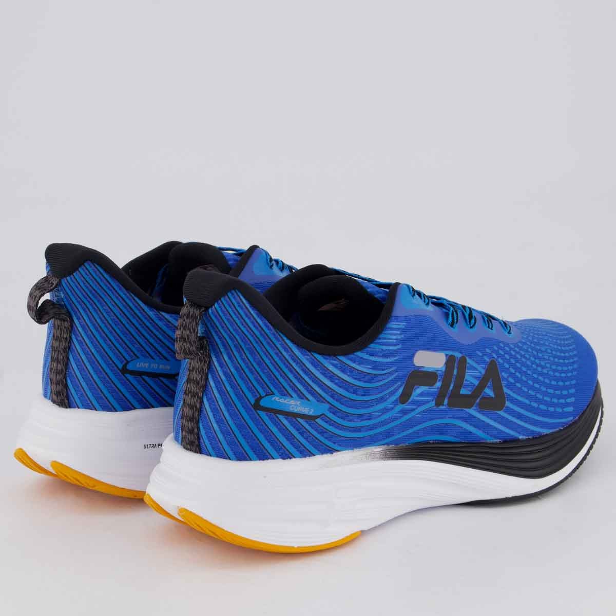 Tênis Fila Racer Curve 2 Azul e Preto Azul/Preto 3