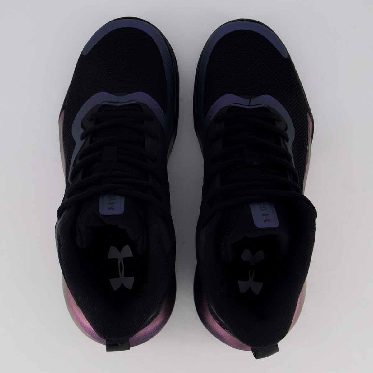Tênis Under Armour Bankshot SE Preto e Roxo Preto/Roxo 4