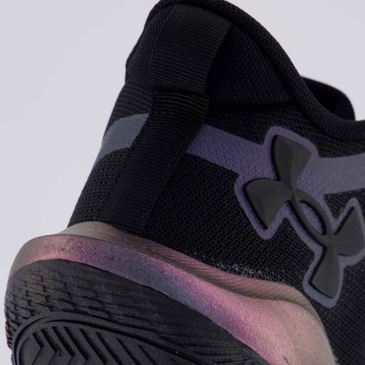 Tênis Under Armour Bankshot SE Preto e Roxo Preto/Roxo 6