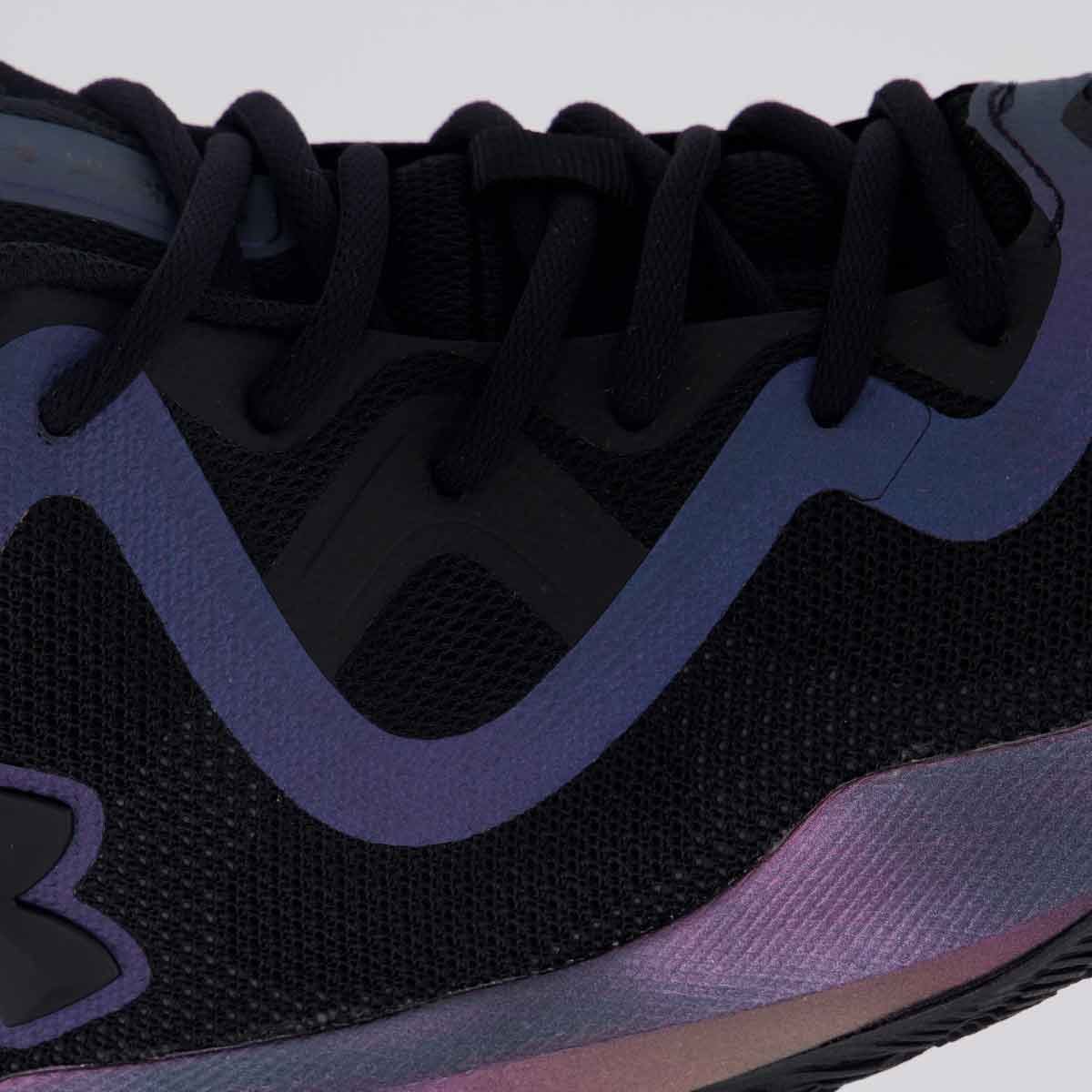 Tênis Under Armour Bankshot SE Preto e Roxo Preto/Roxo 7
