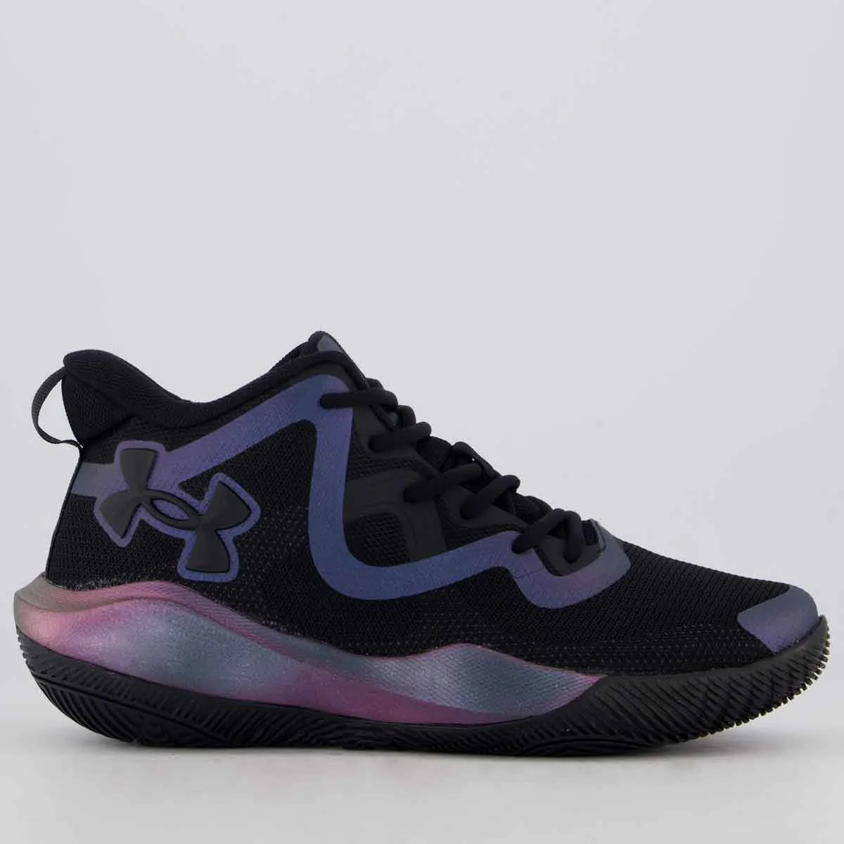 Tênis Under Armour Bankshot SE Preto e Roxo Preto/Roxo