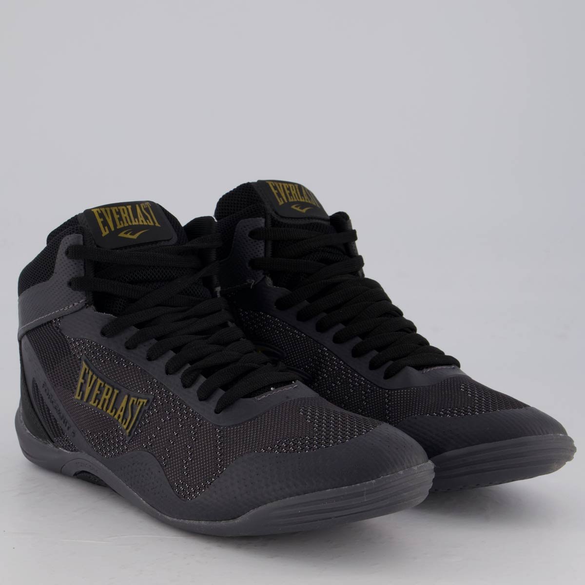 Tênis Everlast Forceknit 5 Preto e Dourado 2