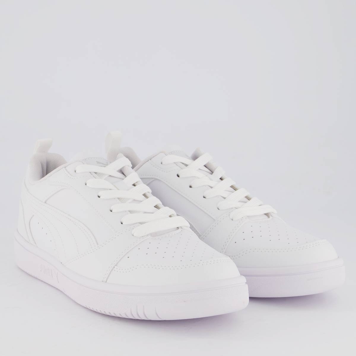 Tênis Puma Rebound V6 Low Branco Branco 2