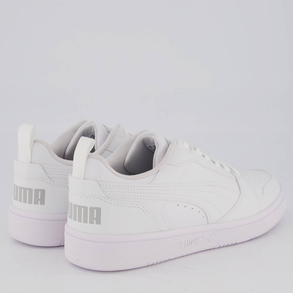 Tênis Puma Rebound V6 Low Branco Branco 3