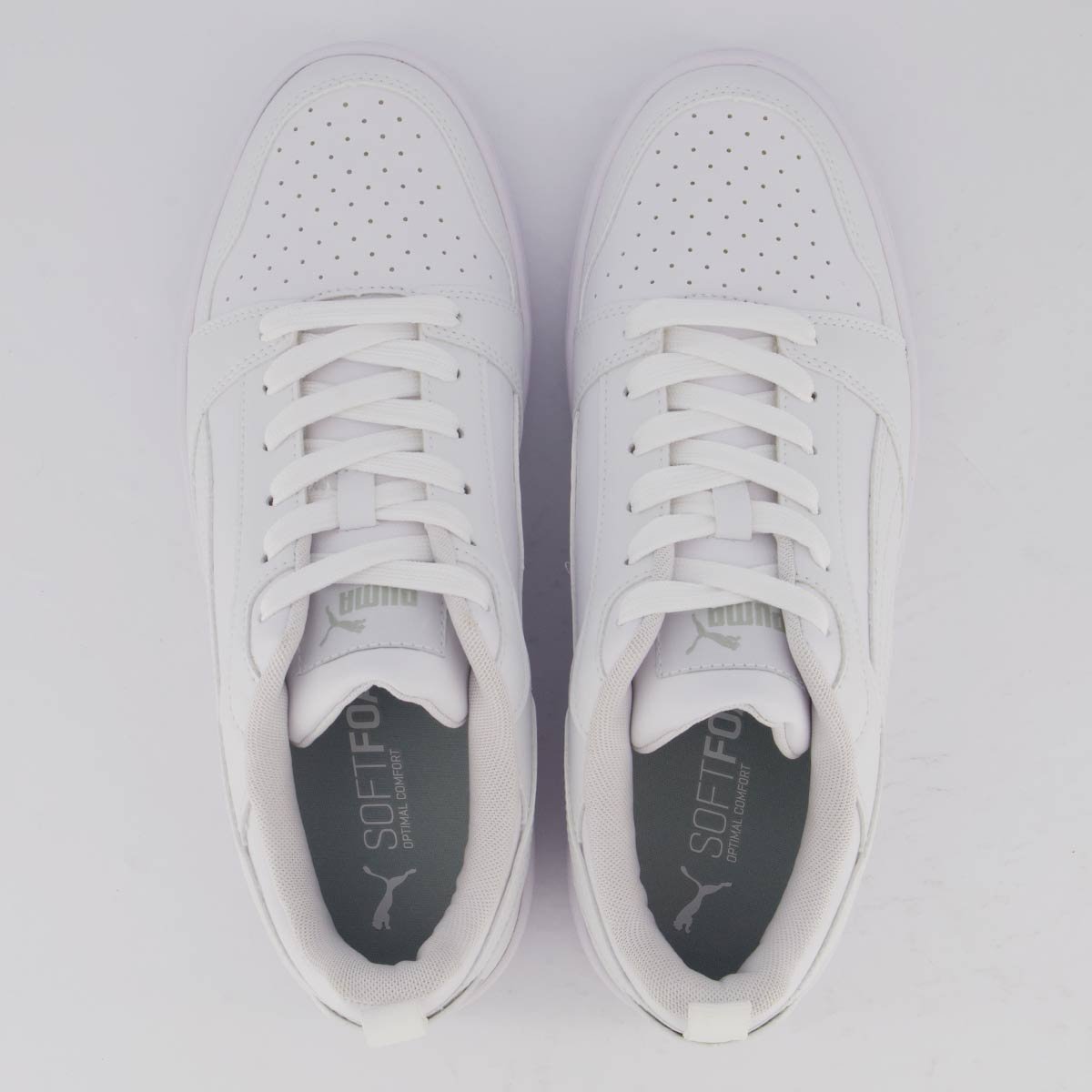 Tênis Puma Rebound V6 Low Branco Branco 4