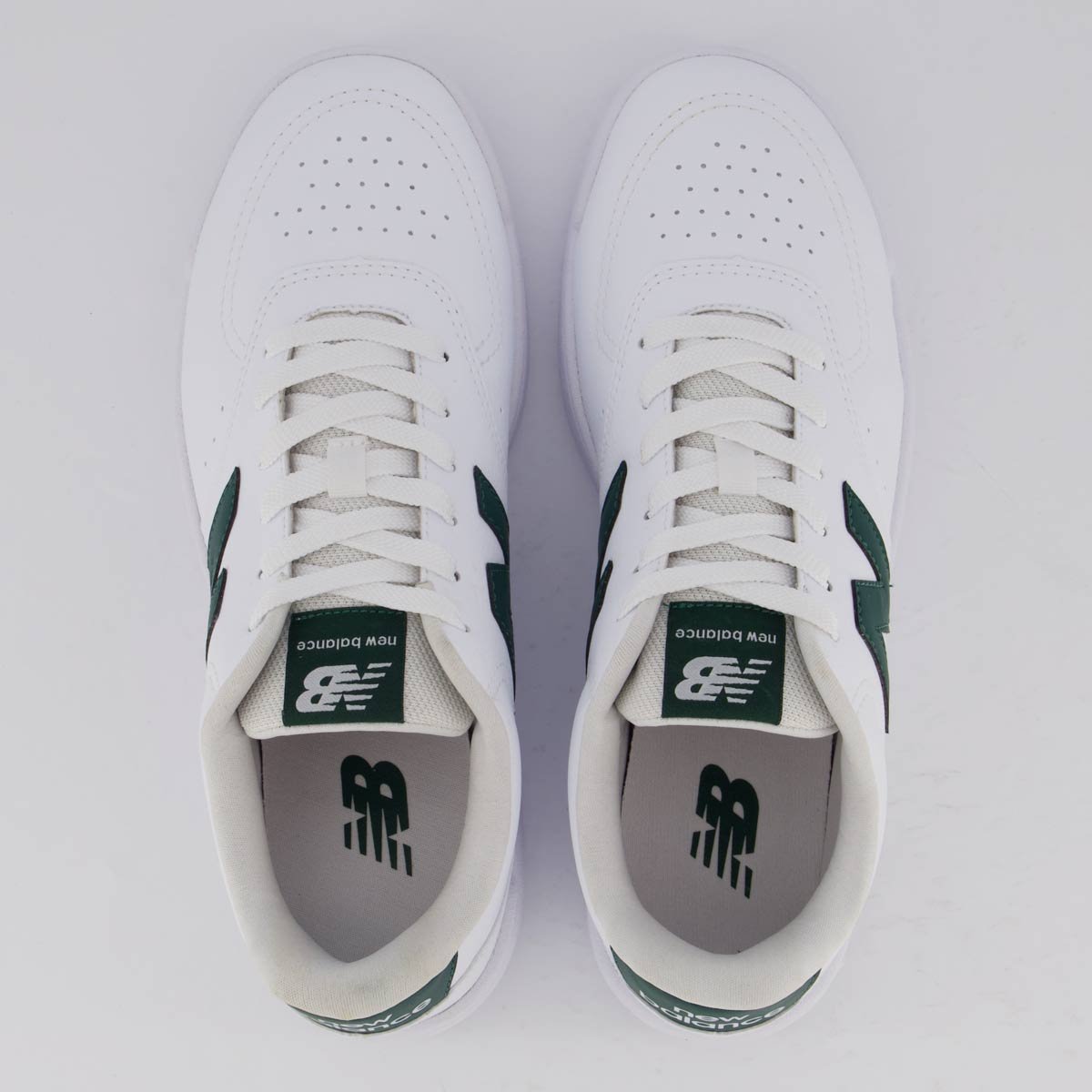 Tênis New Balance BB80 Branco e Verde Branco/Verde