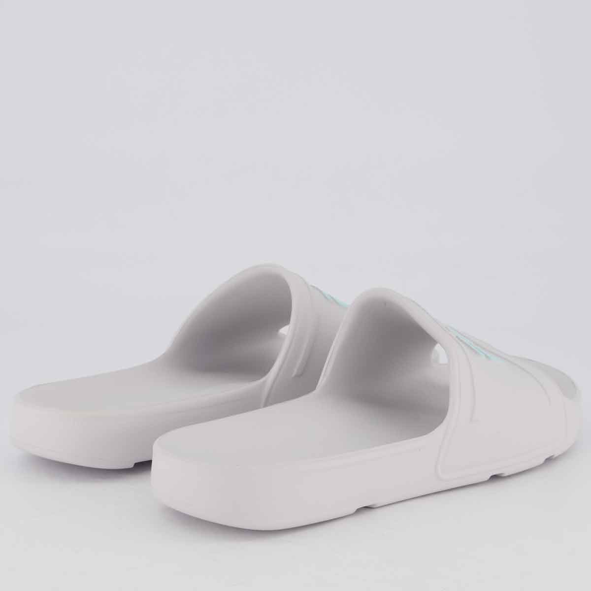 Chinelo Fila Sleek Slide Feminino Off White Cinza 4