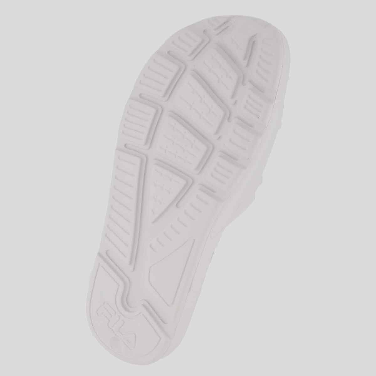 Chinelo Fila Sleek Slide Feminino Off White Cinza 5