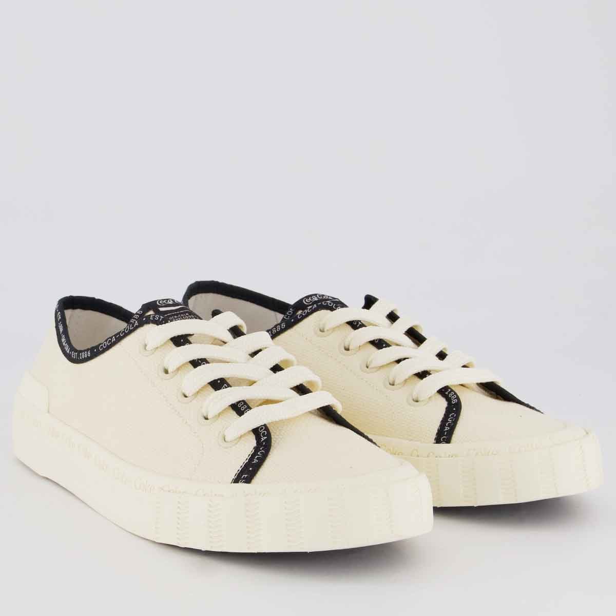 Tênis Coca Cola Pant Canvas Feminino Off White Off White 2