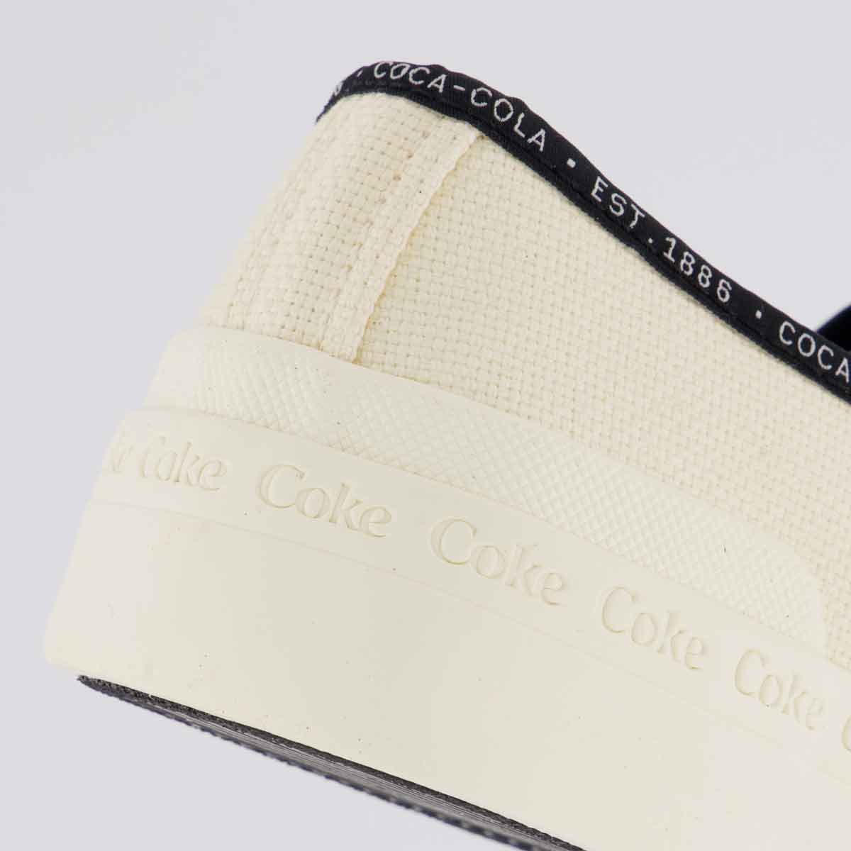 Tênis Coca Cola Pant Canvas Feminino Off White Off White 6