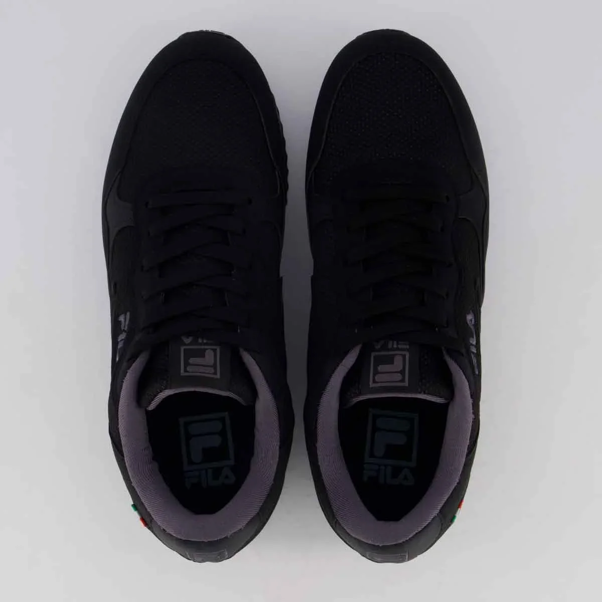 Tênis Fila Euro Jogger Sport II Preto e Grafite Preto/Grafite 4