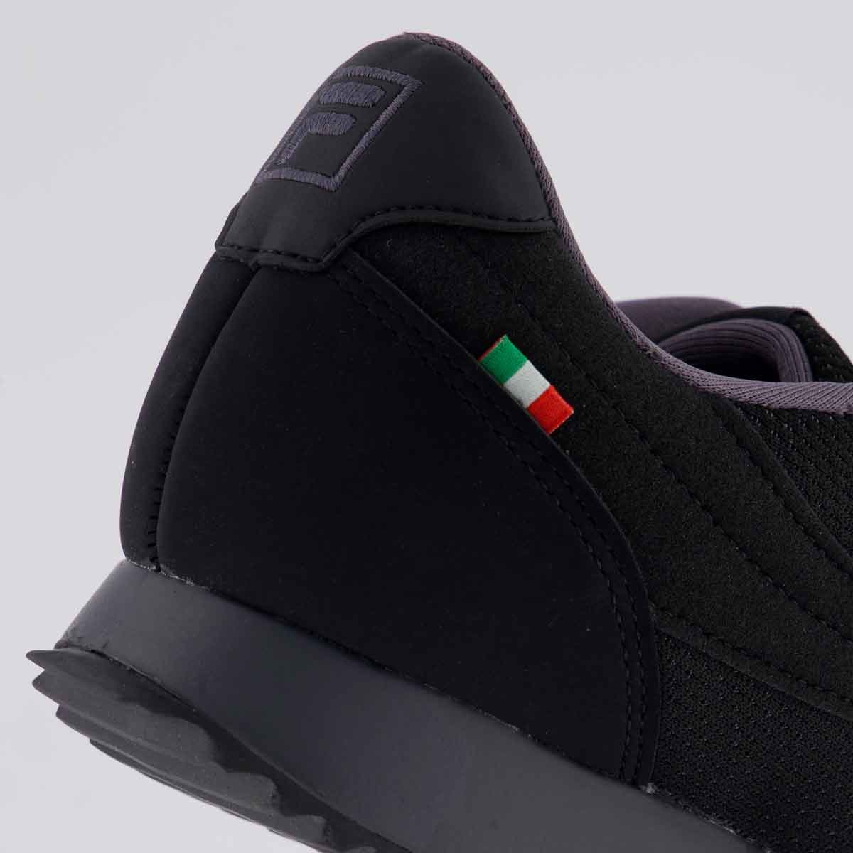 Tênis Fila Euro Jogger Sport II Preto e Grafite Preto/Grafite 6