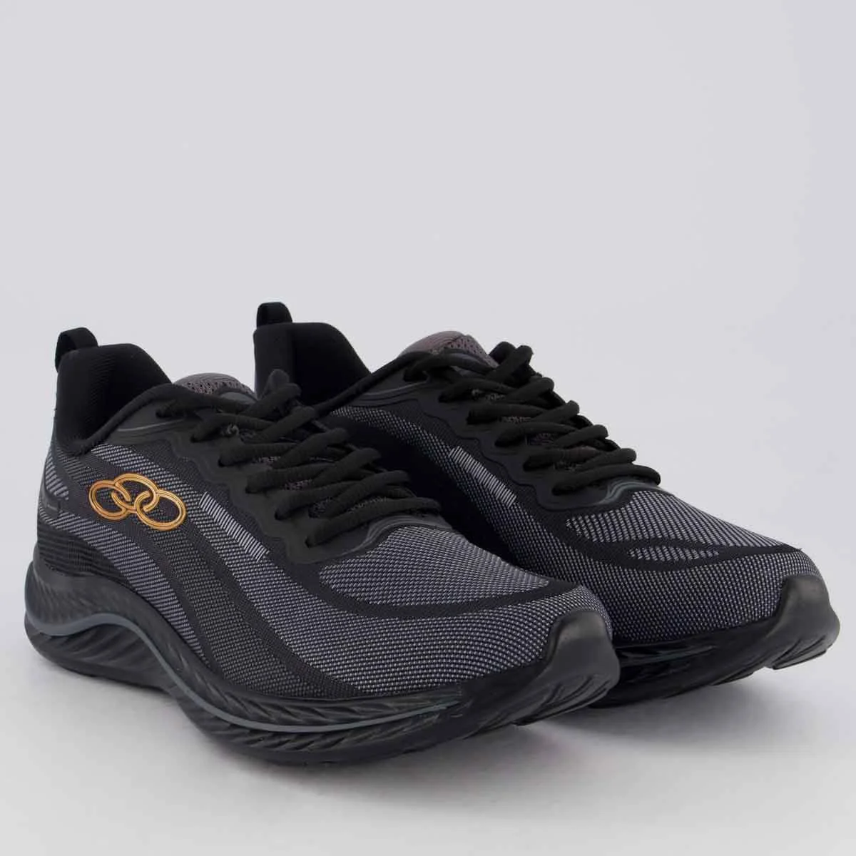 Tênis Olympikus Apolis Preto e Chumbo Preto/Chumbo 2